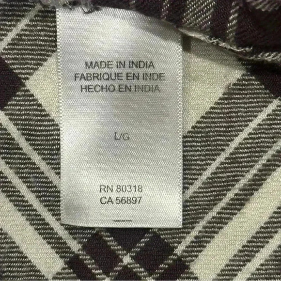 Large LUCKY BRAND Button Down Long Sleeve Top - Picture 3 of 9